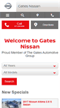 Mobile Screenshot of gatesnissan.com